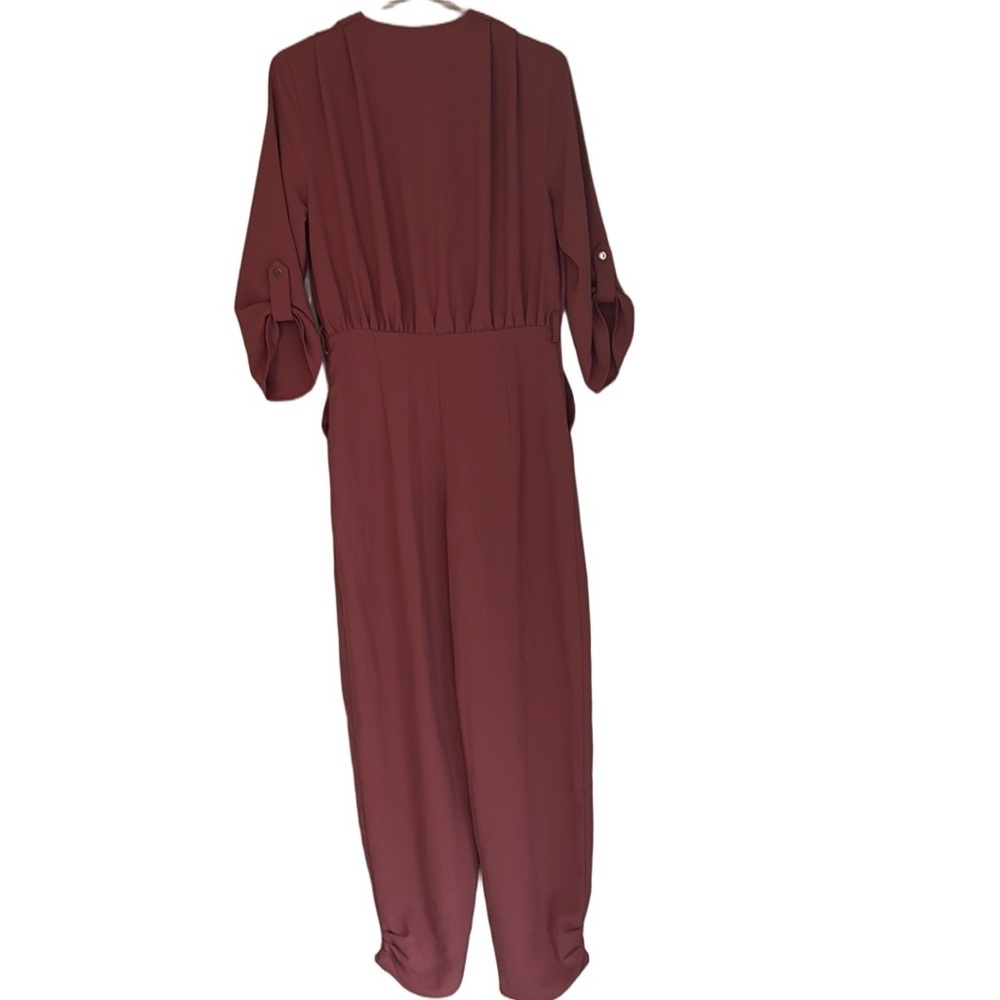 NWT Zara Crossover Wrap Jumpsuit - Picture 8 of 9